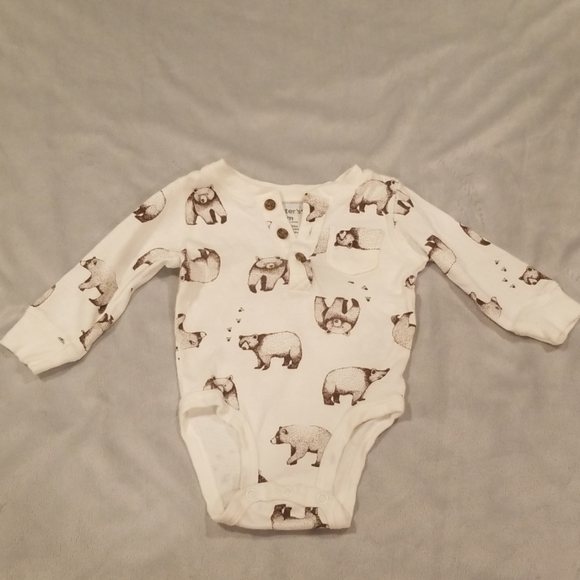 Carters long sleeve onsie - Picture 4 of 7